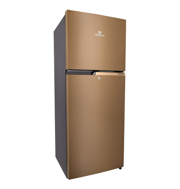 9140WB Chrome Pearl Copper Double Door Refrigerator - Image 2