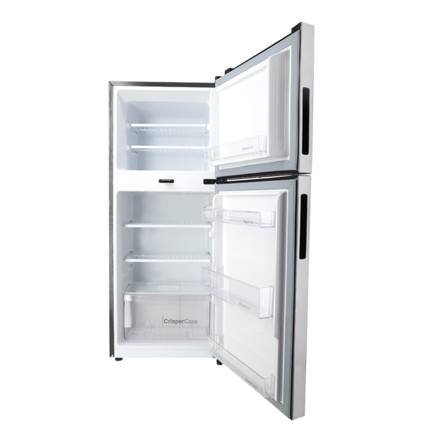 REF 9149WB CHROME PRO HAIRLINE SILVER Double Door Refrigerator - Image 3